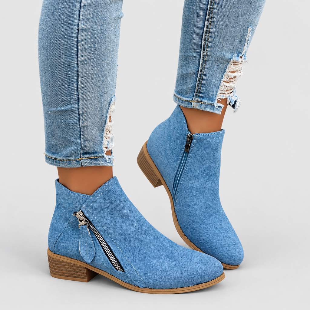 Women's Side-Zip Ankle Boots — view 13