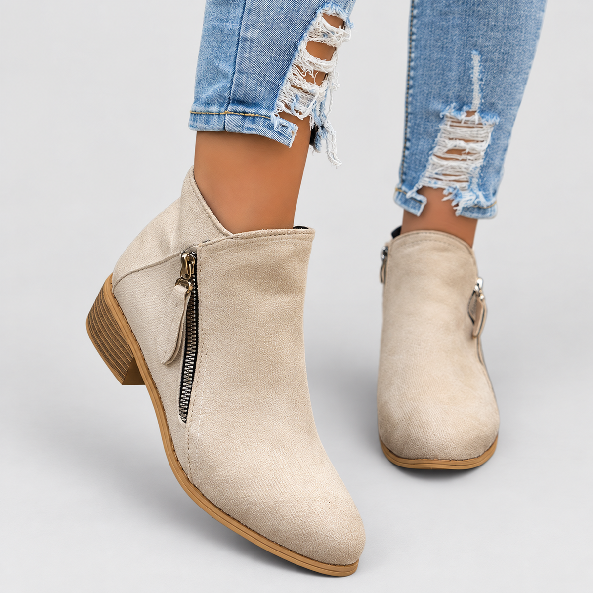 Women's Side-Zip Ankle Boots — view 16