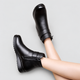 Adelia | Women's Fleece-Lined Ankle Boots with Buckle Detail