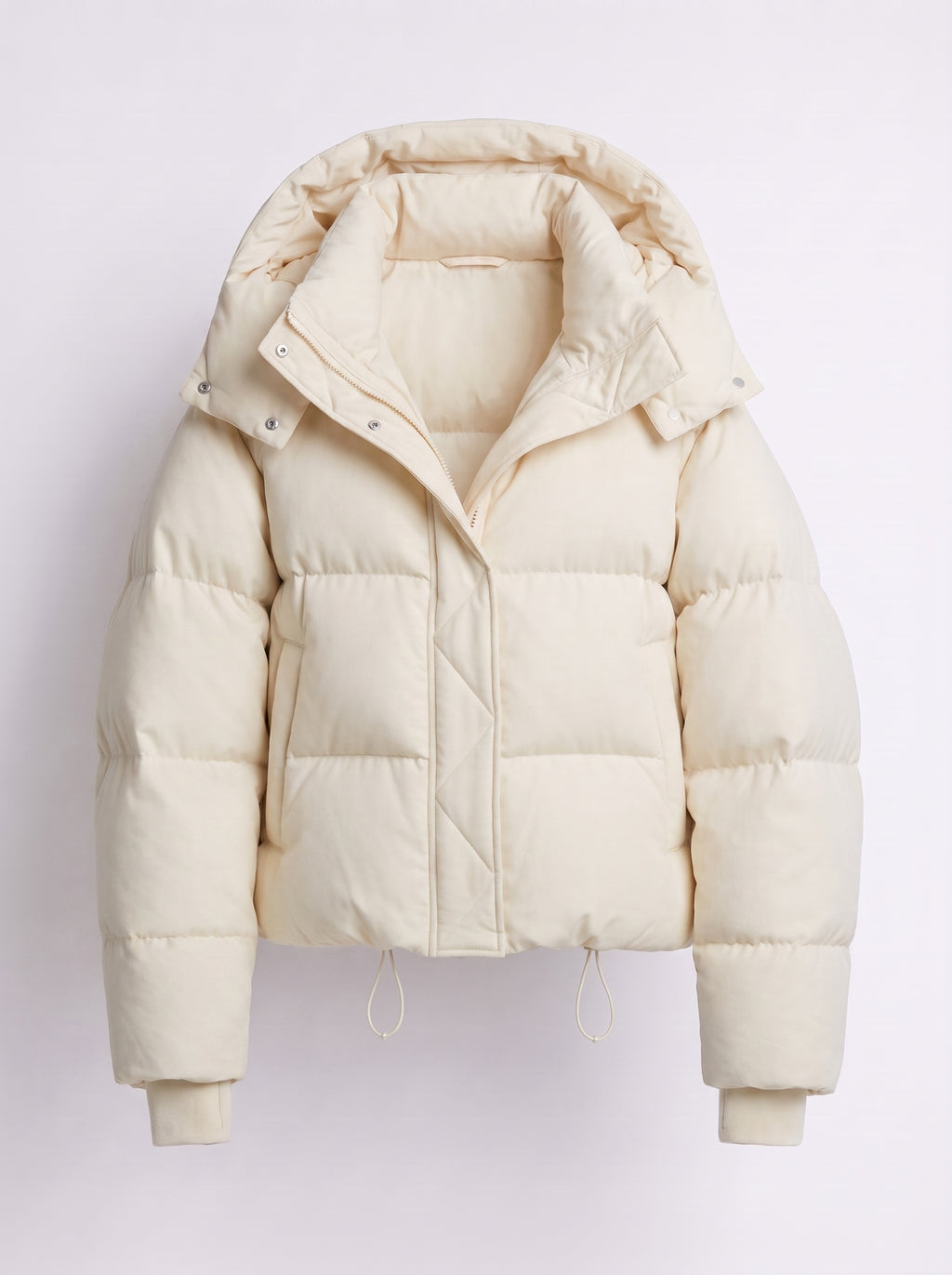 Aeron | Women's Cropped Puffer Jacket with Drawstring Hem