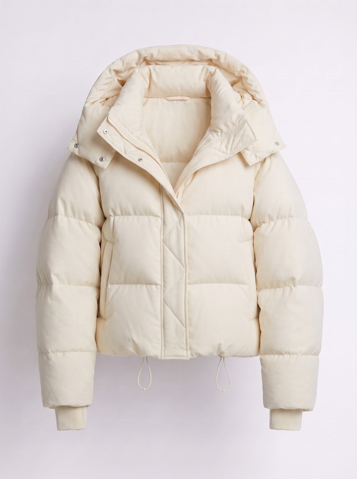 Aeron | Women's Cropped Puffer Jacket with Drawstring Hem