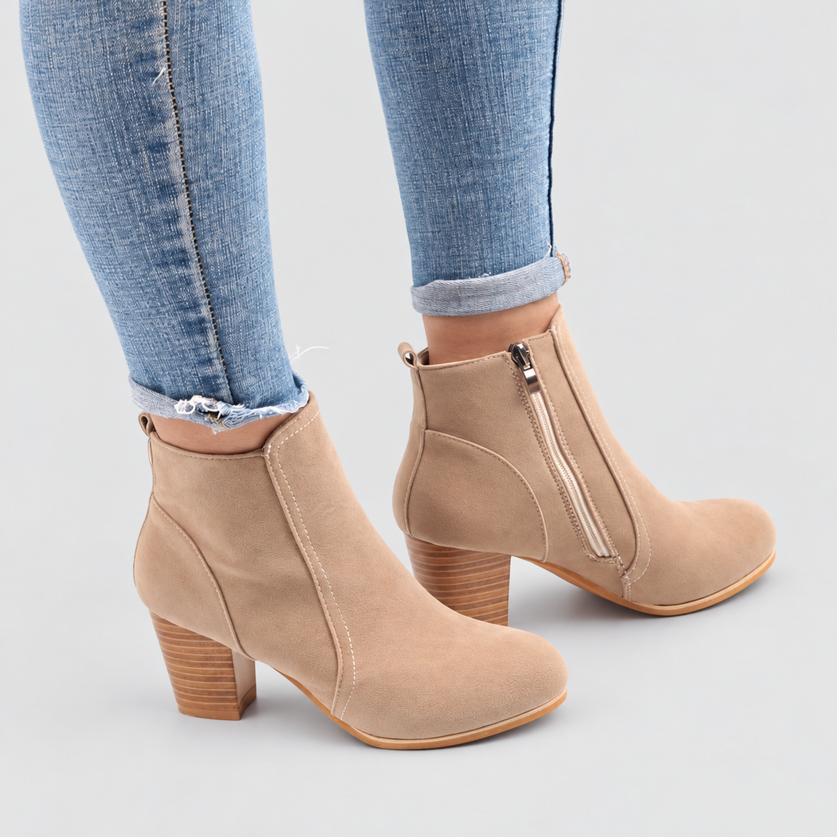 Women's Ankle Boots with Block Heel — view 4
