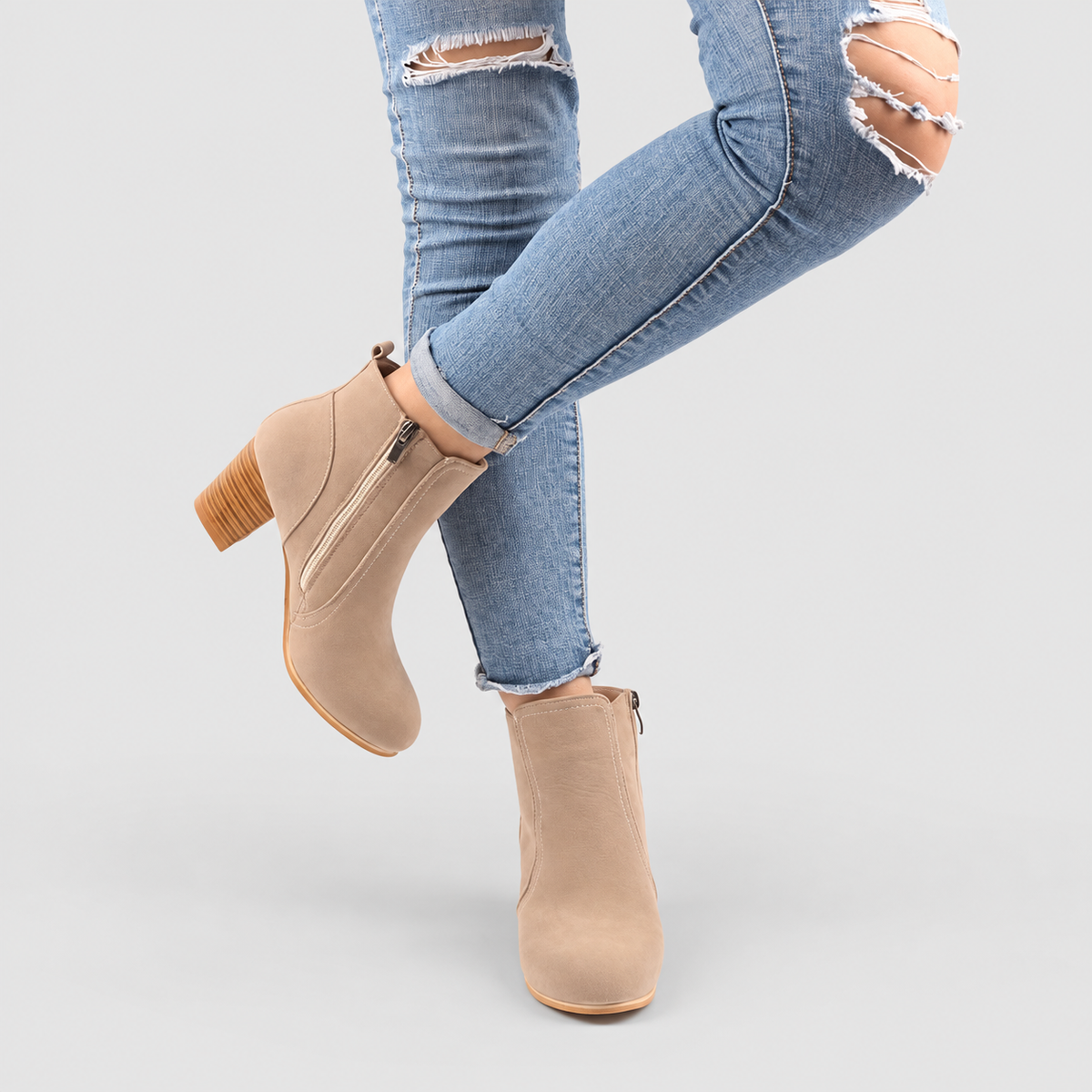 Women's Ankle Boots with Block Heel — view 5