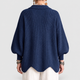 Agnes | Women's Oversized Collared Cardigan with Gold-Tone Buttons