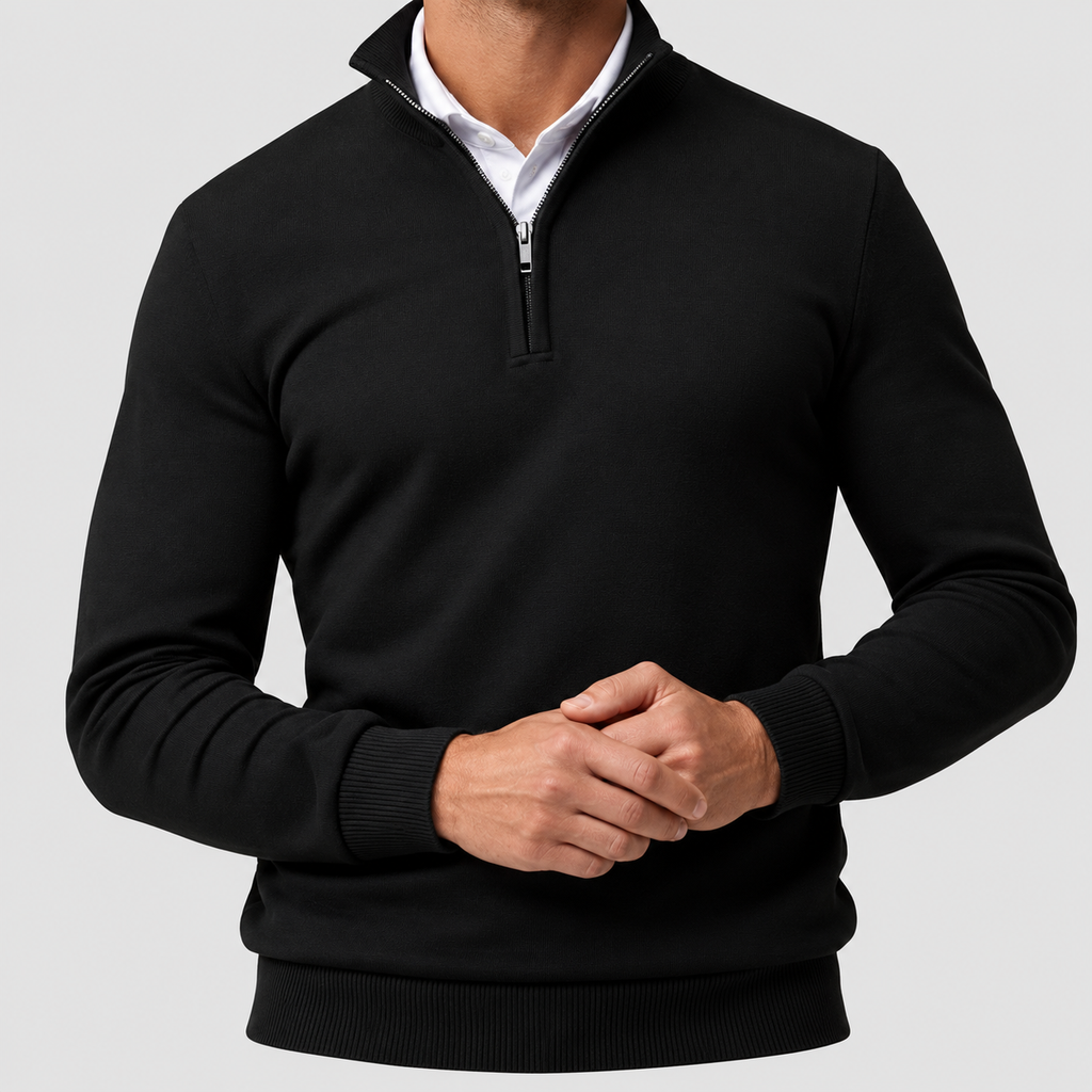 Men's Classic Half-Zip Jumper — view 2
