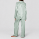 Allegra | Women's Satin-Look Pyjama Set with Long Sleeves and Button Closure