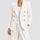 Althea | Women's Double-Breasted Blazer with Gold-Tone Buttons