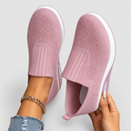 Women's Knit Slip-On Shoes with Chunky Sole — view 3