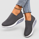 Amabel | Women's Knit Slip-On Shoes with Chunky Sole