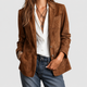 Audra | Women's Button-Down Faux Suede Blazer