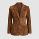 Audra | Women's Button-Down Faux Suede Blazer