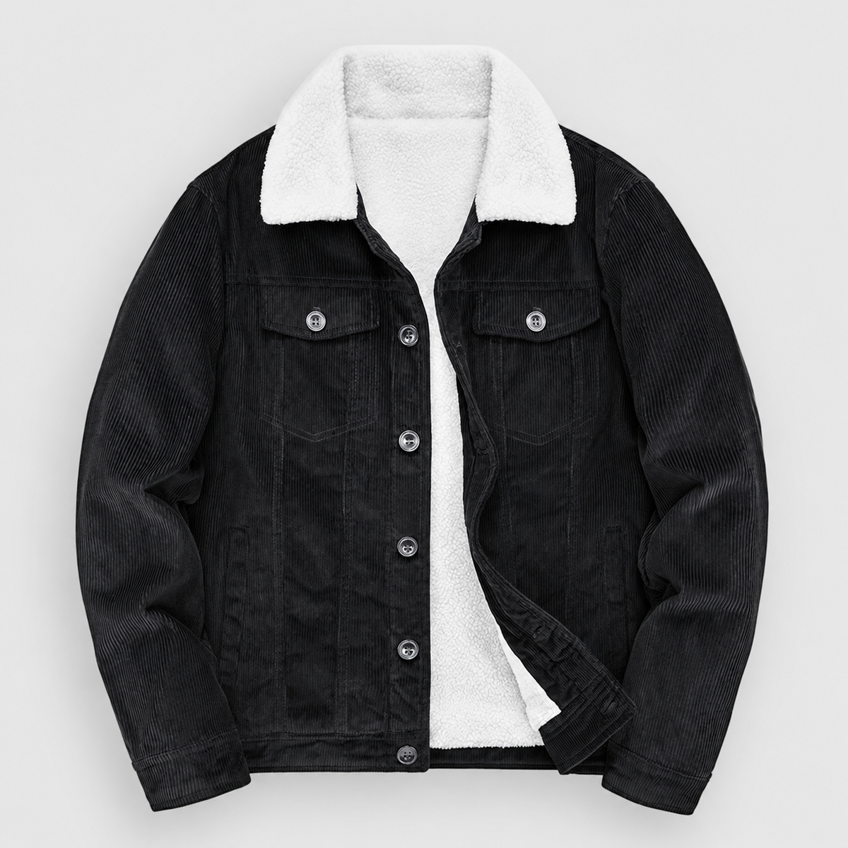 Men's Sherpa-Lined Corduroy Jacket — view 4