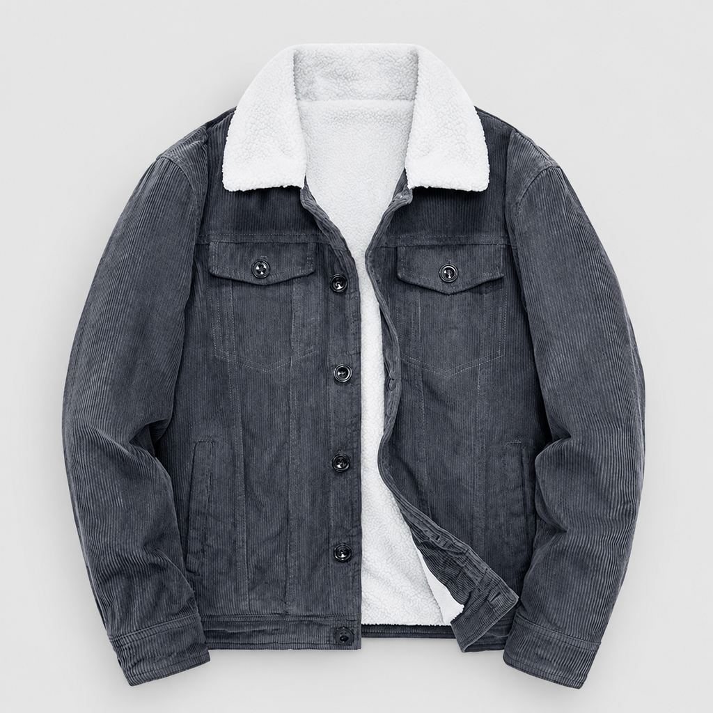 Men's Sherpa-Lined Corduroy Jacket — view 7