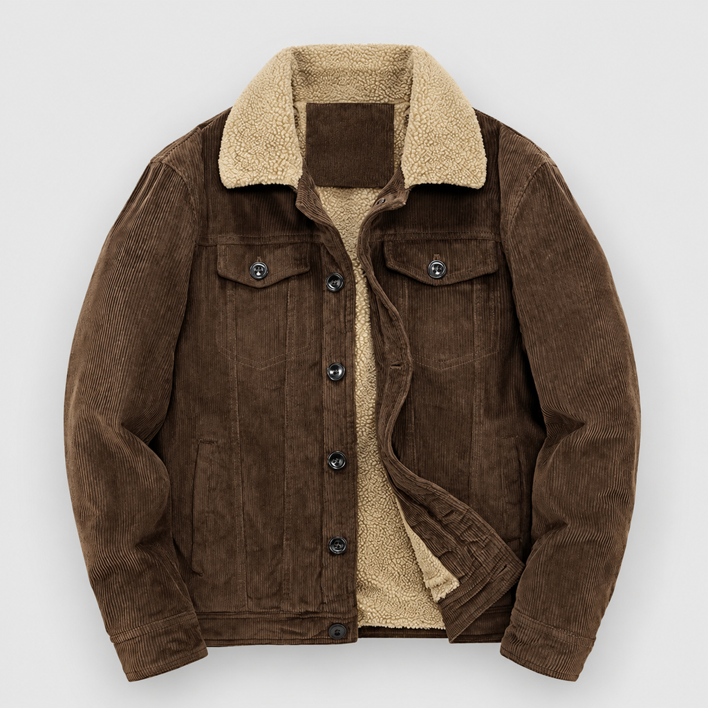 Men's Sherpa-Lined Corduroy Jacket — view 8