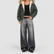Avril | Women's Plush-Lined Hooded Bomber Jacket