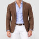 Bastian | Men's Soft Knit Blazer Jacket with Tailored Fit