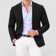 Bastian | Men's Soft Knit Blazer Jacket with Tailored Fit