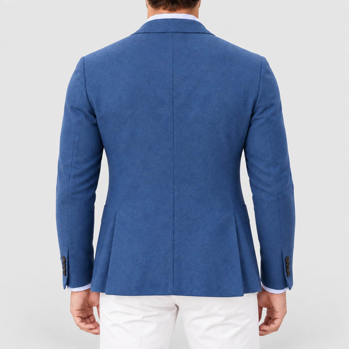 Men's Soft Knit Blazer Jacket with Tailored Fit — view 8