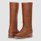 Beatrix | Women's Square-Toe Block-Heel Pull-On Knee-High Boots