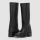 Beatrix | Women's Square-Toe Block-Heel Pull-On Knee-High Boots