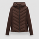 Belinda | Women's Chevron Quilted Jacket with Hood