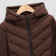 Belinda | Women's Chevron Quilted Jacket with Hood