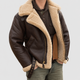 Bertram-James | Men's Lined Leather-Look Flight Jacket