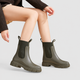 Blythe | Women's Chunky Chelsea Rain Boots with Knit Collar