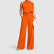 Bridget | Women's Sleeveless High-Neck Wide-Leg Jumpsuit with Relaxed Fit