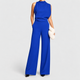 Bridget | Women's Sleeveless High-Neck Wide-Leg Jumpsuit with Relaxed Fit