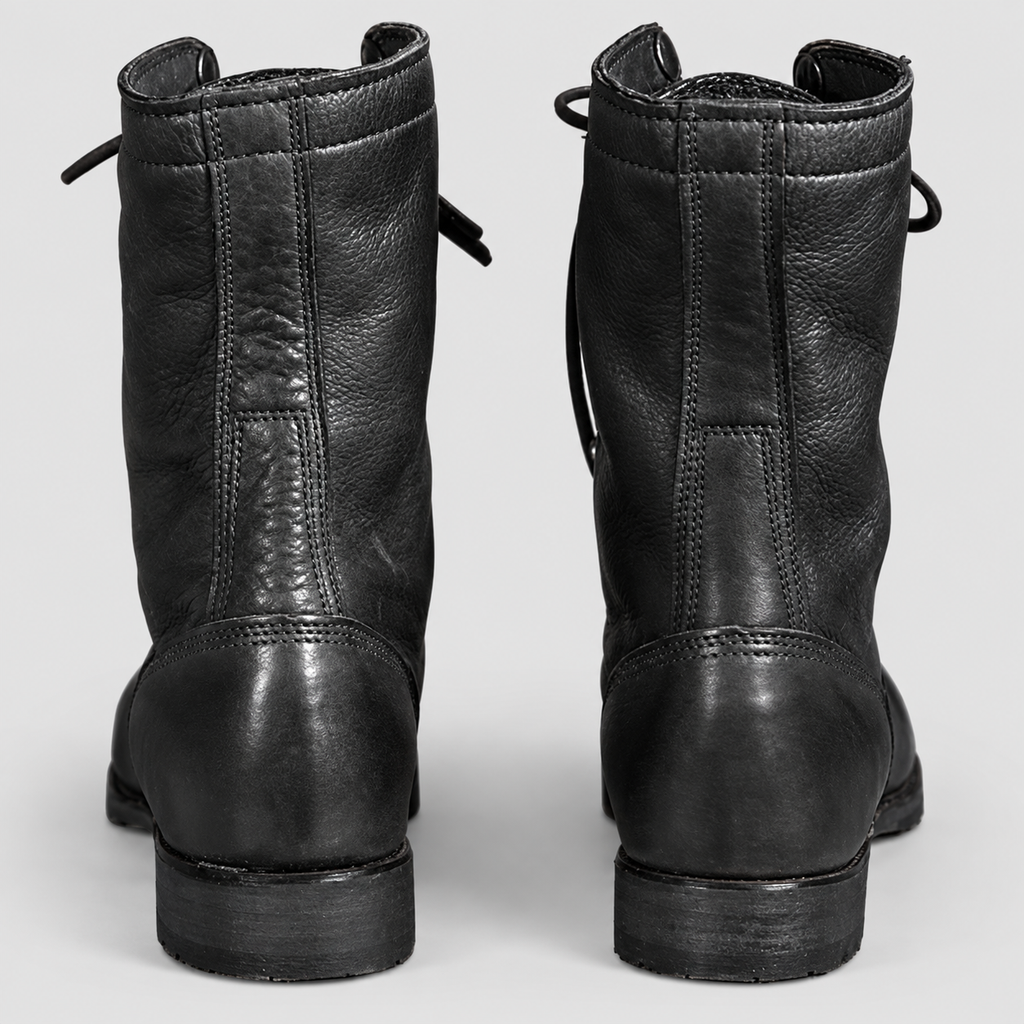 Women's Leather-Look Mid-Calf Lace-Up Boots — view 4