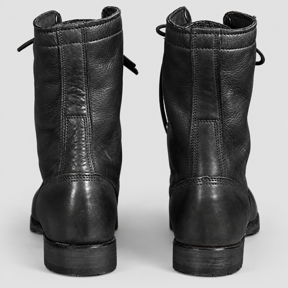 Women's Leather-Look Mid-Calf Lace-Up Boots — view 4