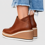 Women's Zip-Up Wedge Ankle Boots — view 5