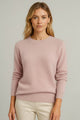 Catrin | Women's Crew Neck Jumper with Ribbed Trim