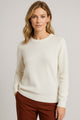 Catrin | Women's Crew Neck Jumper with Ribbed Trim
