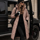 Ceridwen | Women's Longline Quilted Jacket with Hood