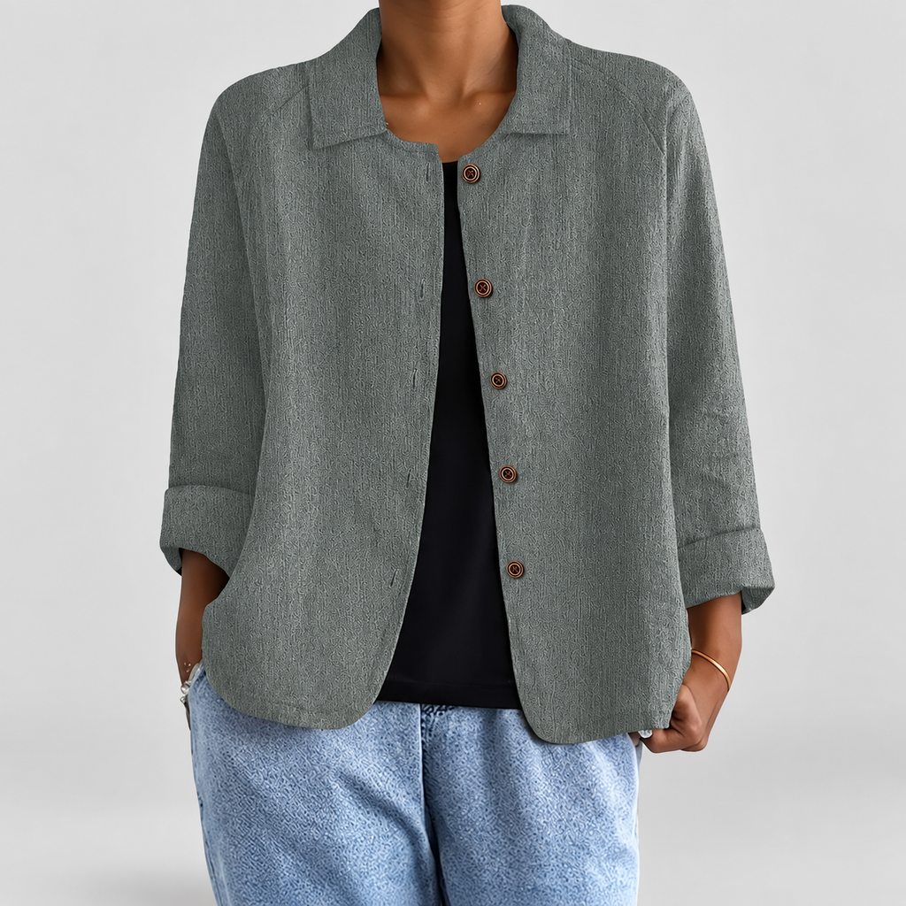 Women's Button-Up Blazer Jacket — view 14