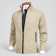 Conrad | Men's Fleece-Lined Zip-Up Knit Cardigan with Stand Collar
