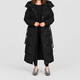 Coralina | Women's Maxi Puffer Jacket with Hood and Belt