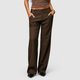 Cordelia | Women's High-Waist Wide-Leg Trousers with Double-Button Waist