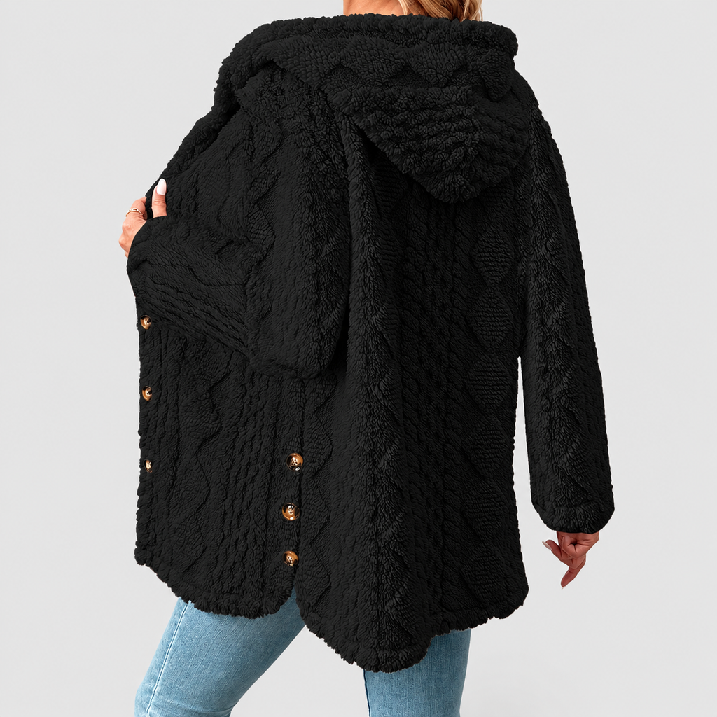 Women's Relaxed-Fit Teddy Coat — view 2
