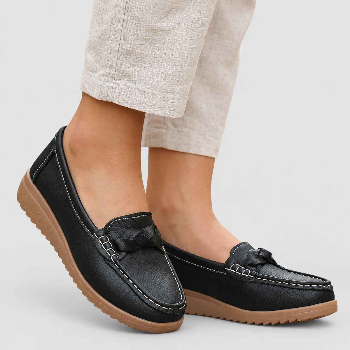 Women's Wide-Fit Slip-On Loafers — view 5