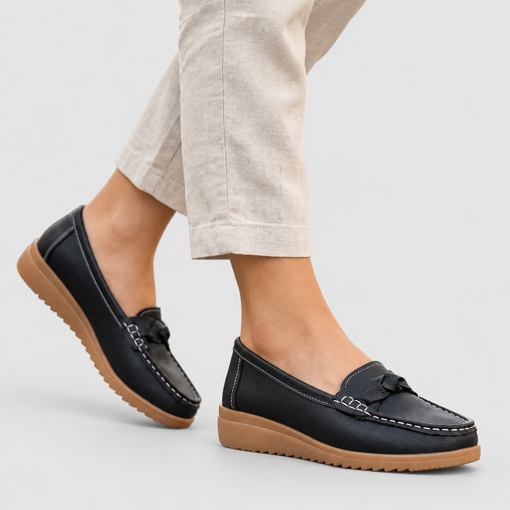Women's Wide-Fit Slip-On Loafers — view 9