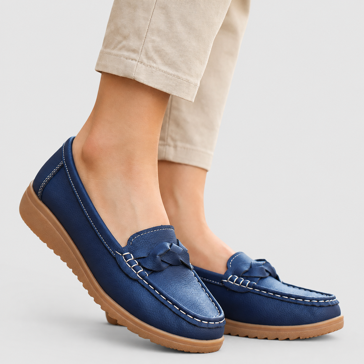 Women's Wide-Fit Slip-On Loafers — view 10