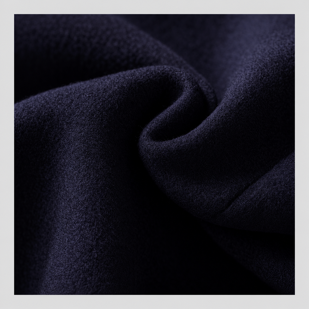 Men's Stand-Collar Overcoat with Contrast Detail — view 11
