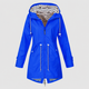 Della | Women's Hooded Jacket with Striped Lining and Drawstring Waist