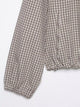 Dilys | Women's Cropped Check Jacket with Hood and Zip