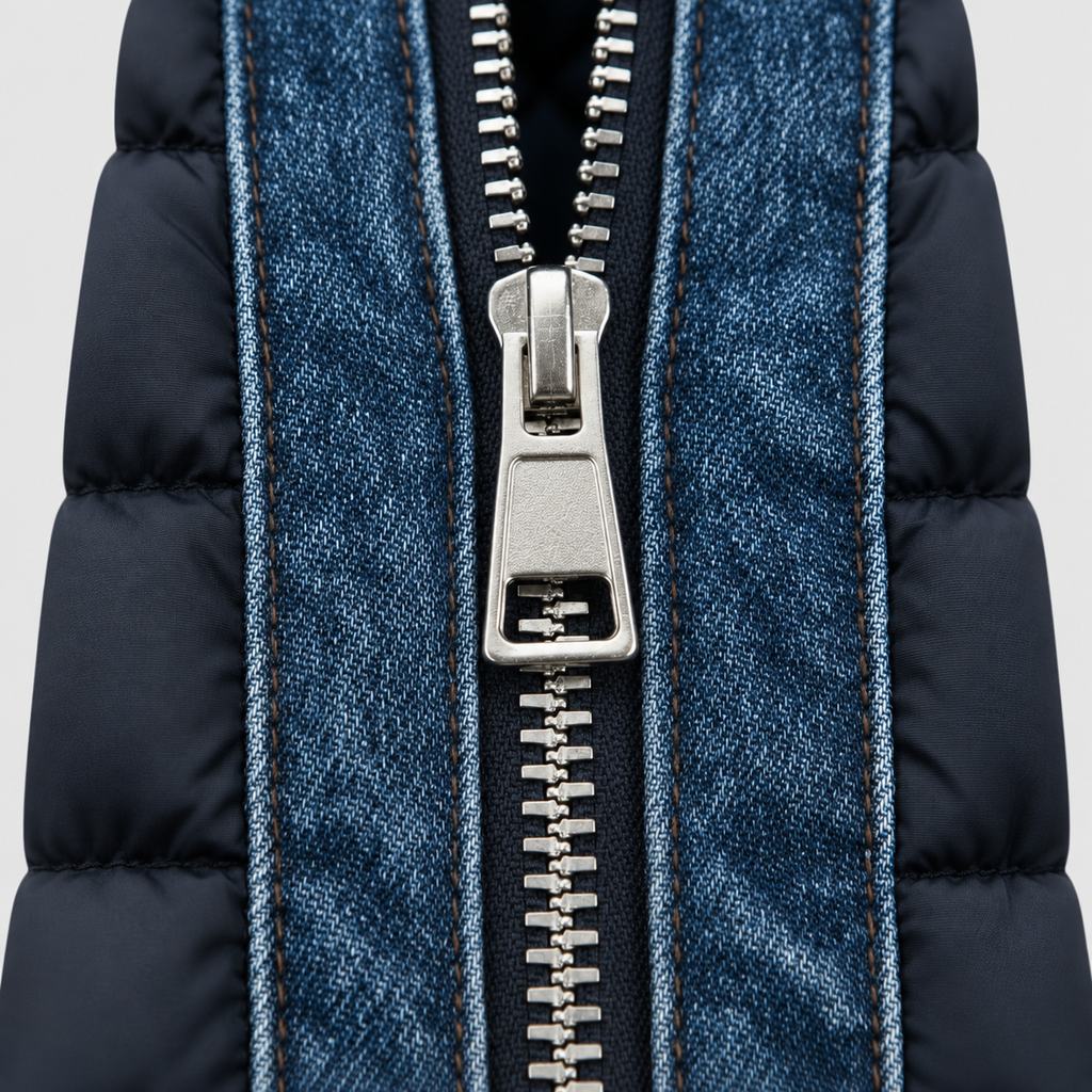 Men's Quilted Denim Jacket — view 4