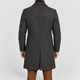 Dorian-James | Men's Single-Breasted Overcoat with Notch Lapels