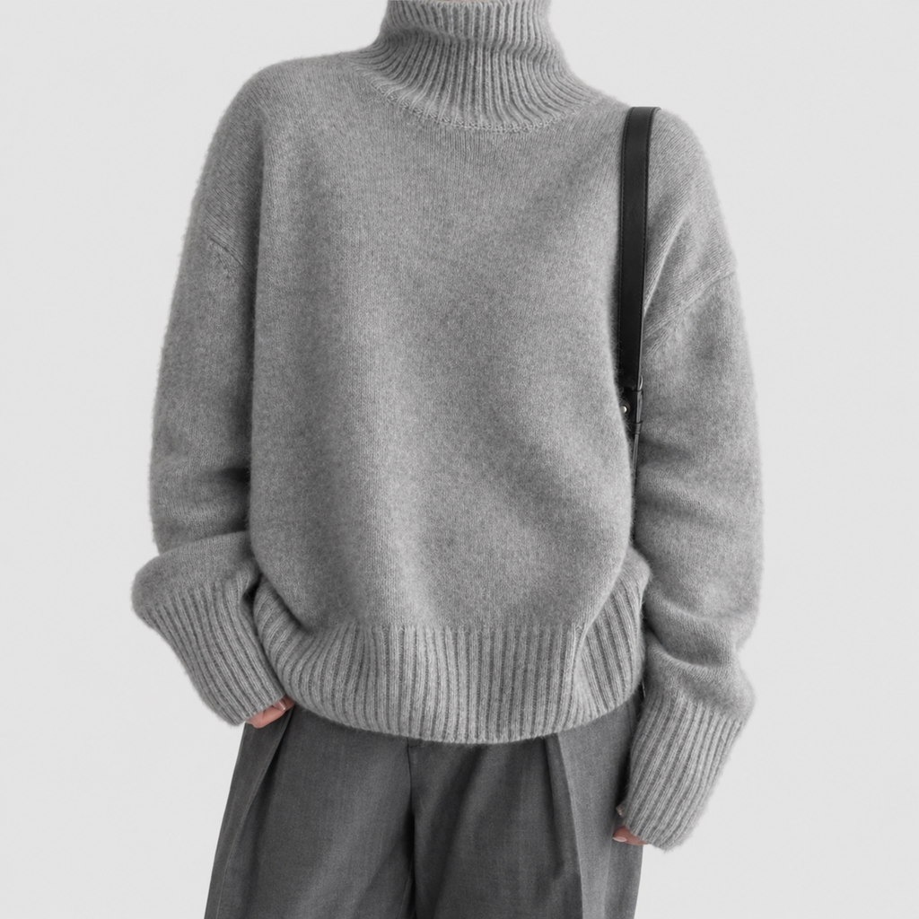 Women's Roll-Neck Knitted Jumper — view 4